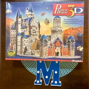 Neuschwanstein Castle Wrebbit 3D Puzzle 836 Pieces, Advanced Puzz3D, New Sealed